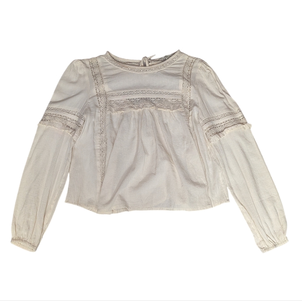 American Eagle Boho Peasant Top Medium